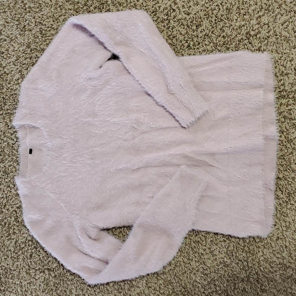 Pink Fuzzy Sweater - Picture 2 of 6
